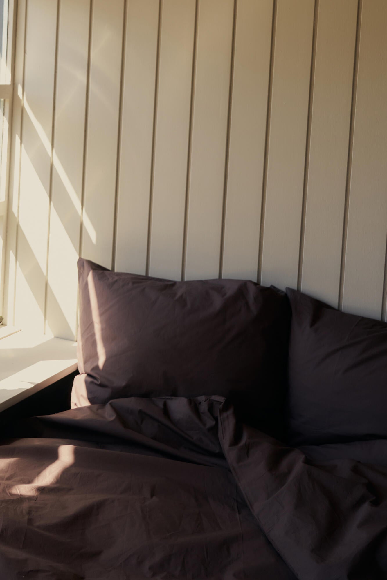 Percale sengesæt – Coffee